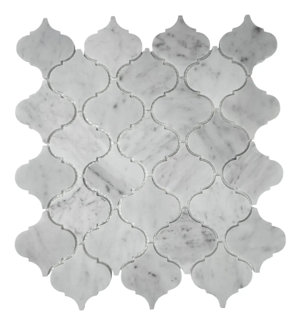 Arabesque Carrara Honed Sheet Size 305x327x7mm