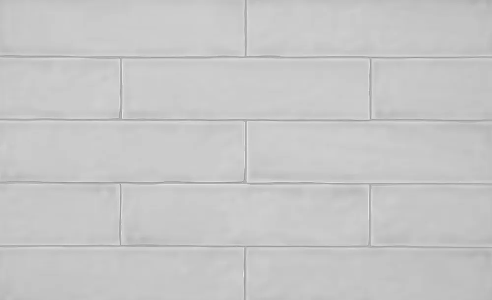 Aura Silver  Subway Ripple Irregular Edge