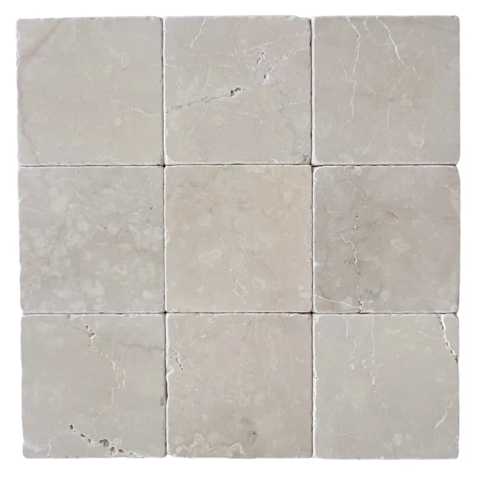 Botticino Square Tumbled 100x100x10mm