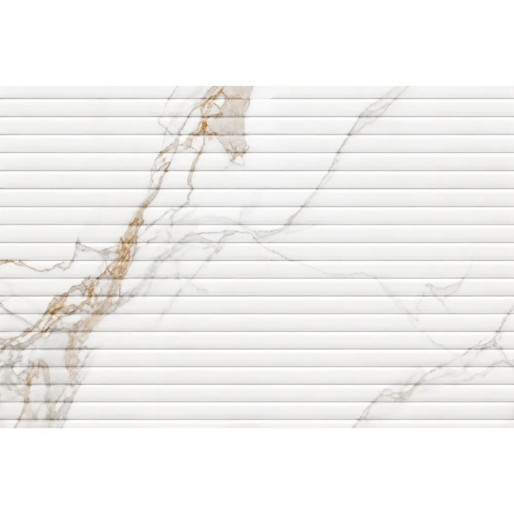 Calacatta Warm 3D Concave SilkTec
