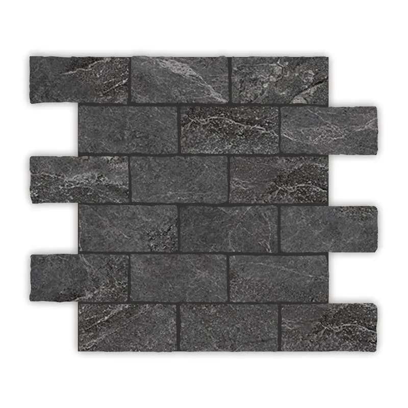 Capri Pepper Mosaic Tumbled Edge