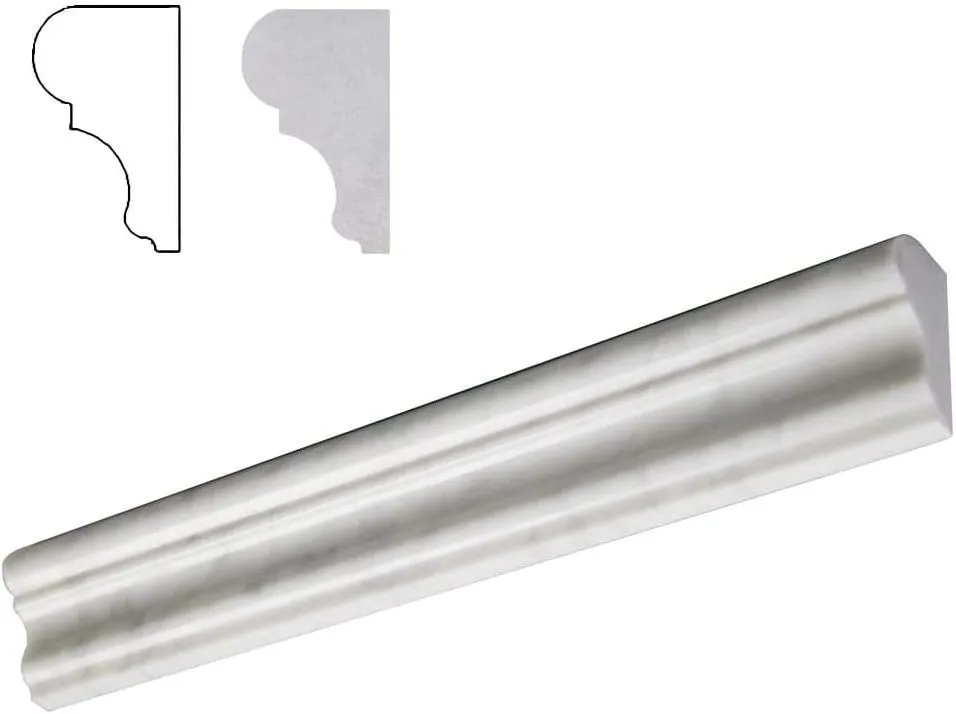 Carrara Bullnose Capping 50x28x305mm