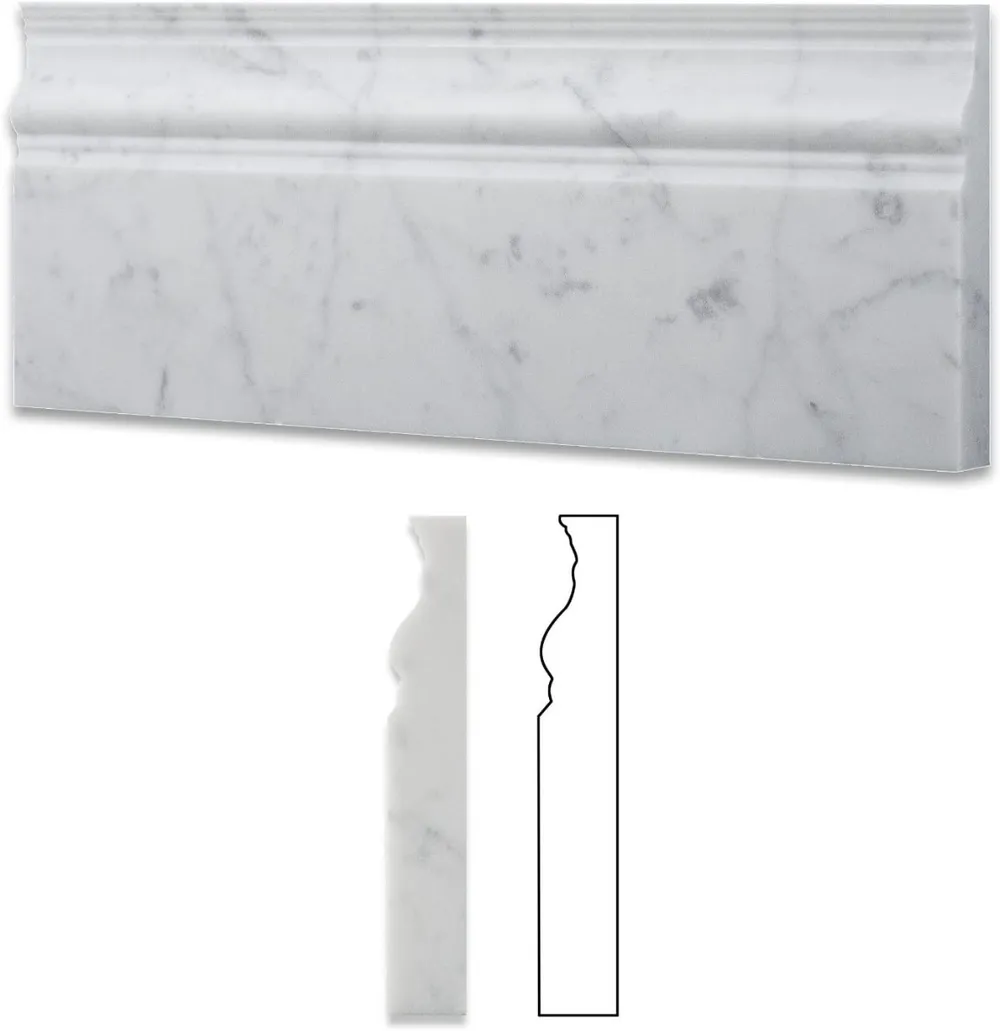Carrara Skirting 610x120x18mm
