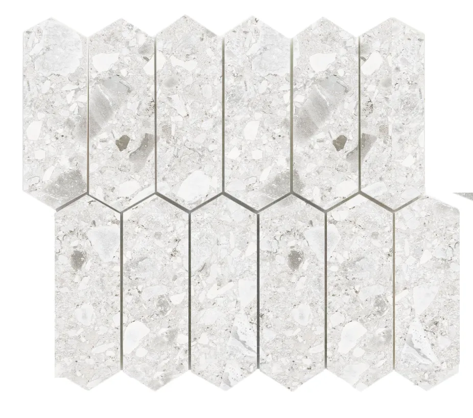 Ceppo Stone Light Picket Mosaic SurfaceTec