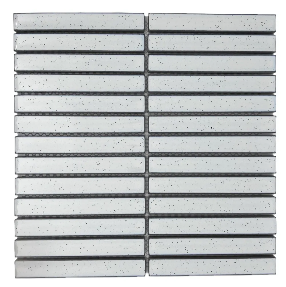Concave Cool White Stack Gloss Chip Size 20x145x8mm Sheet Size 299x296mm