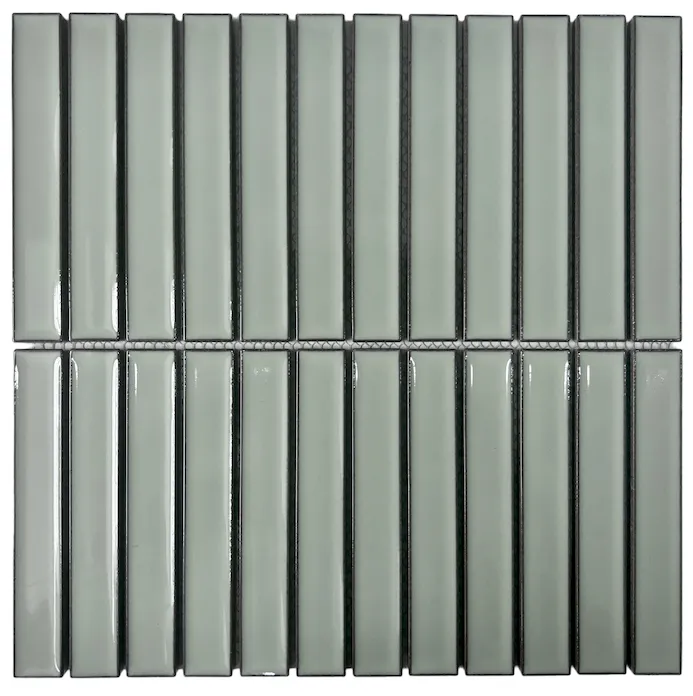 Concave Pistachio Stack Gloss Chip Size 20x145x8mm Sheet Size 300x296mm