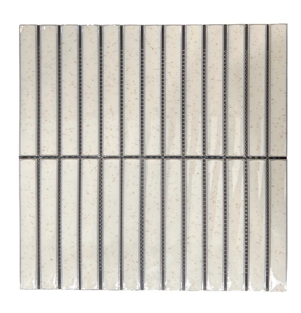 Concave Warm White Stack Gloss Chip Size 20x145x8mm Sheet Size 299x296mm