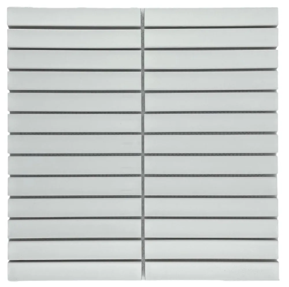 Concave White Stack Gloss Chip Size 20x145x8mm Sheet Size 299x296