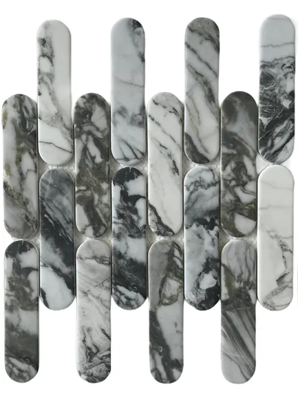 Connect Jade Glass Honed Chip Size 35x145x6.5mm Sheet Size 291x292x6.5mm