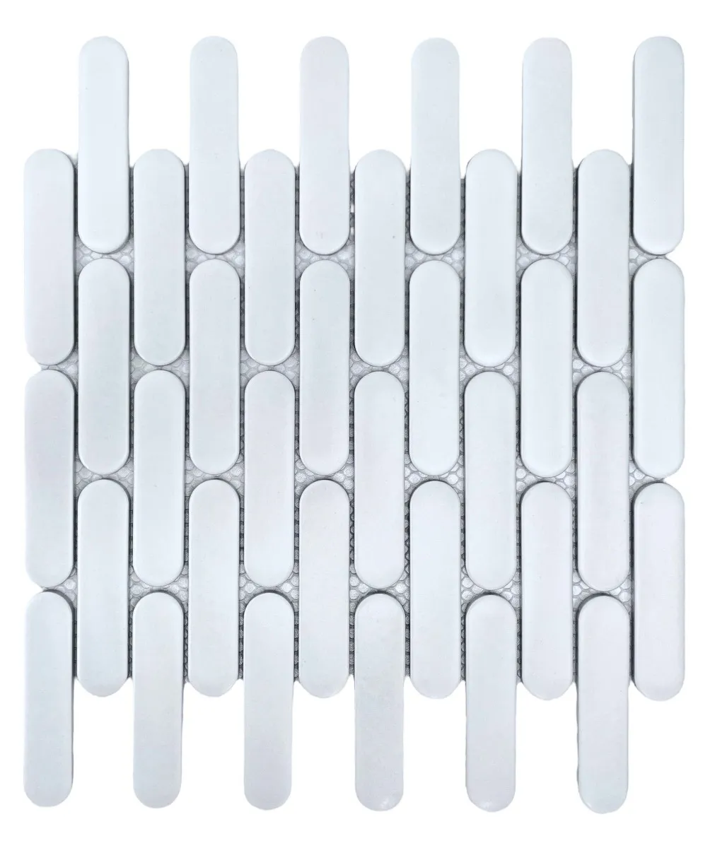 Connect White Matt Chip Size 23x98mm Sheet Size 300x300mm