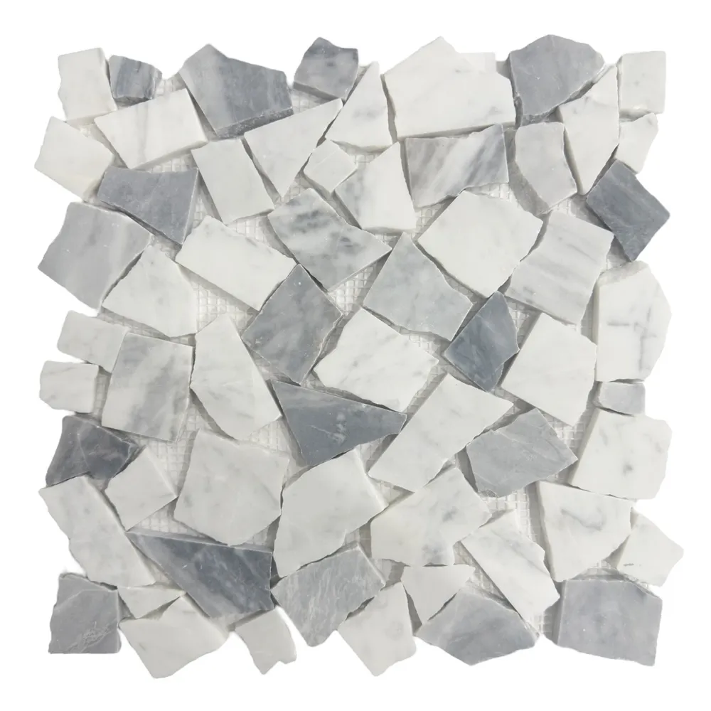 Crazy Carrara Bardiglio Honed Sheet Size 305x305x10mm