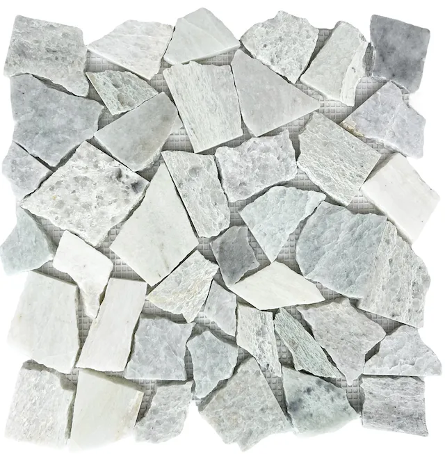 Crazy Mint Honed Chip Size 60x30mm Sheet Size 305x305x10mm