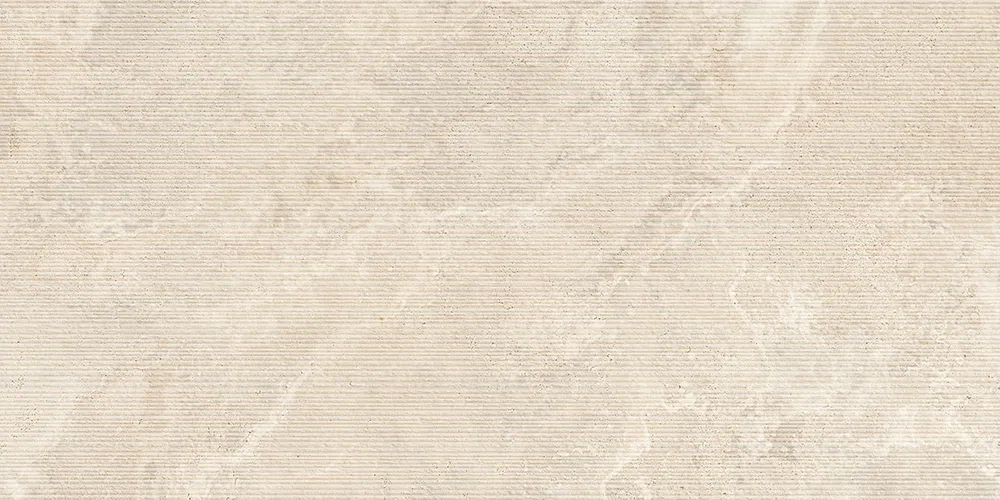 Crown Travertine Beige Structured Décor