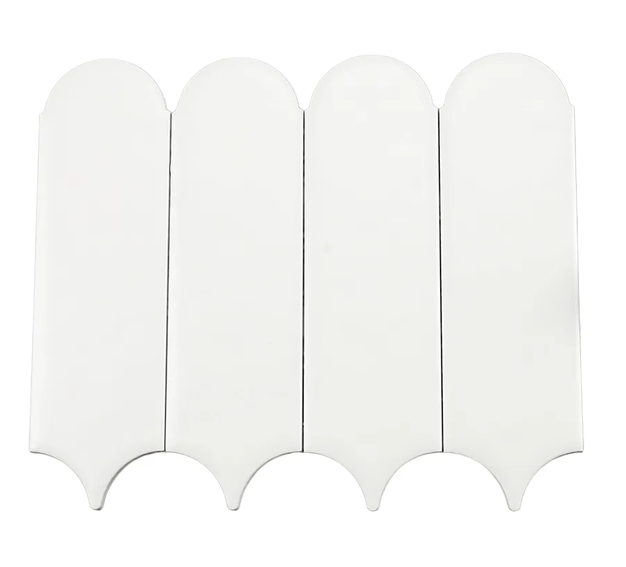 Feather White Gloss 90x306mm