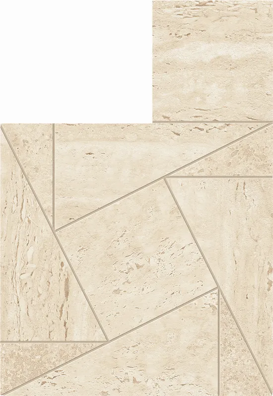 Marvel Travertine Sand Mosaico Tessellation