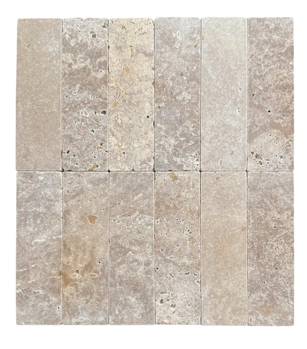 Noce Travertine Subway Tumbled