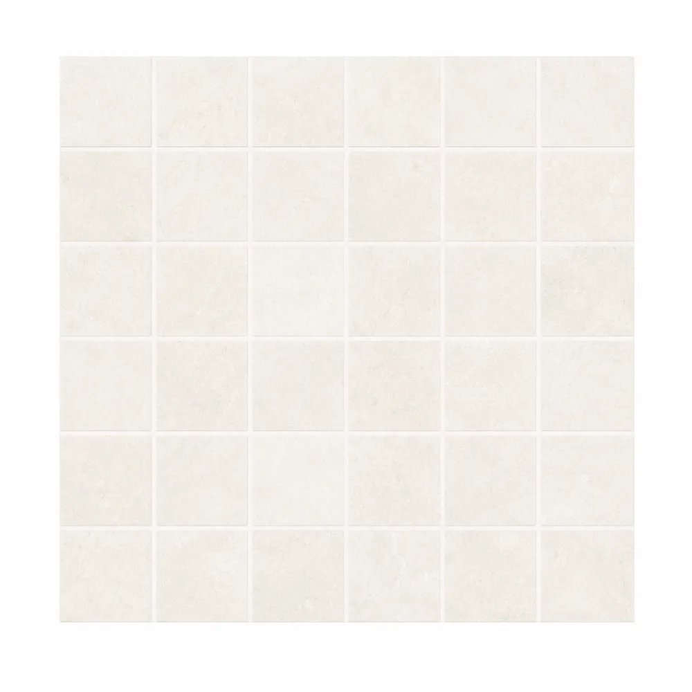 Pietra Cream Matt Square Mosaic