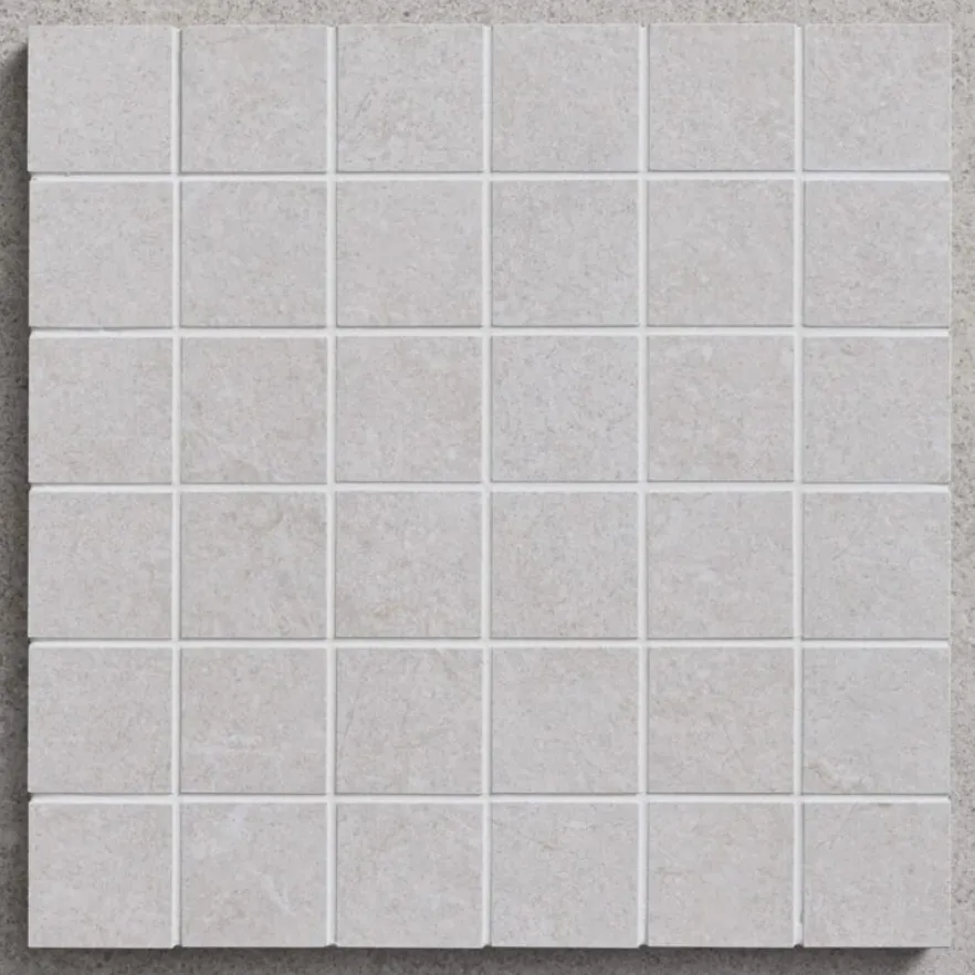 Pietra Silver Matt Square Mosaic