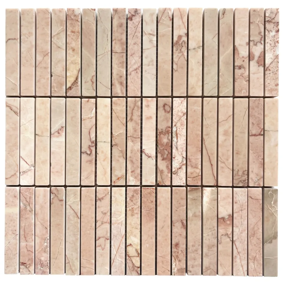 Rosso Stack Chip Size 15x98x10mm Sheet Size 298x305x10mm
