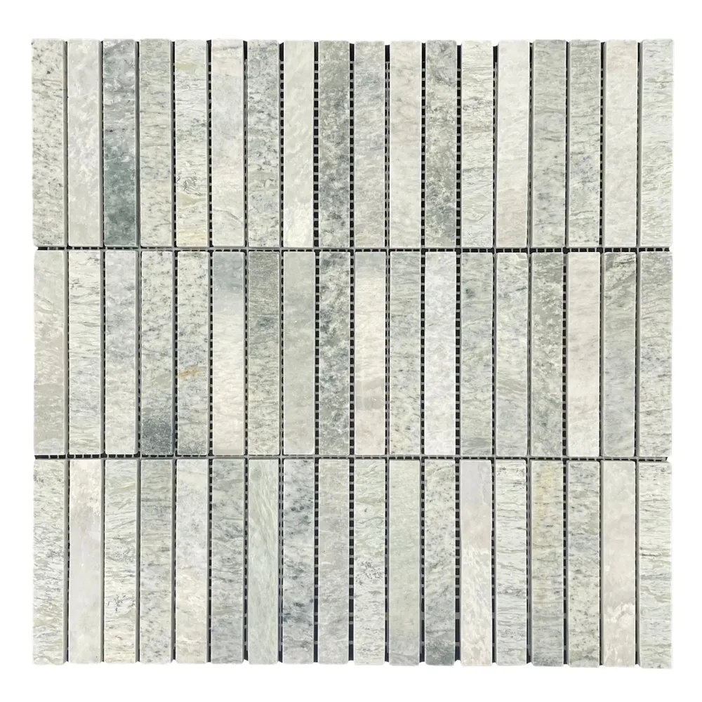 Stack Mint Honed Chip Size 15x98x7mm Sheet Size 305x298mm