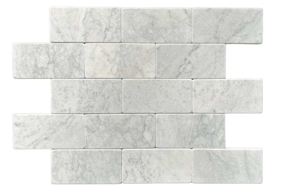 Subway Carrara Tumbled 150x75x10mm