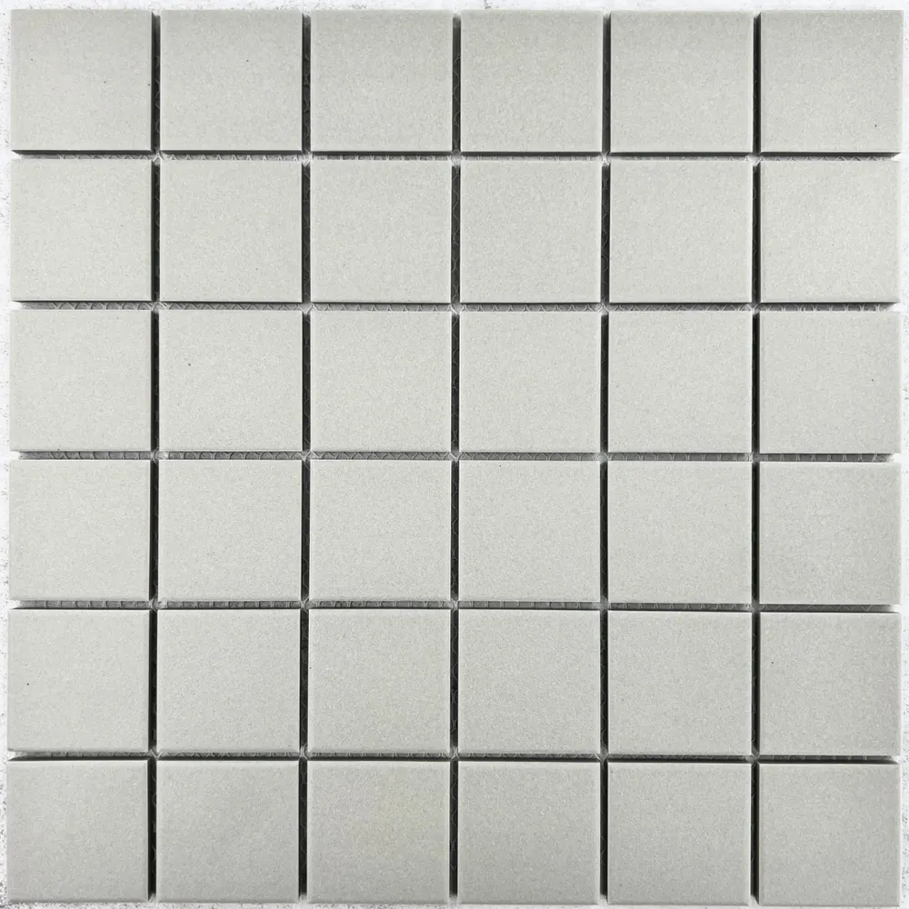 Unglazed Series Off White Square Chip Size 23x23x5mm Sheet Size 300x300mm