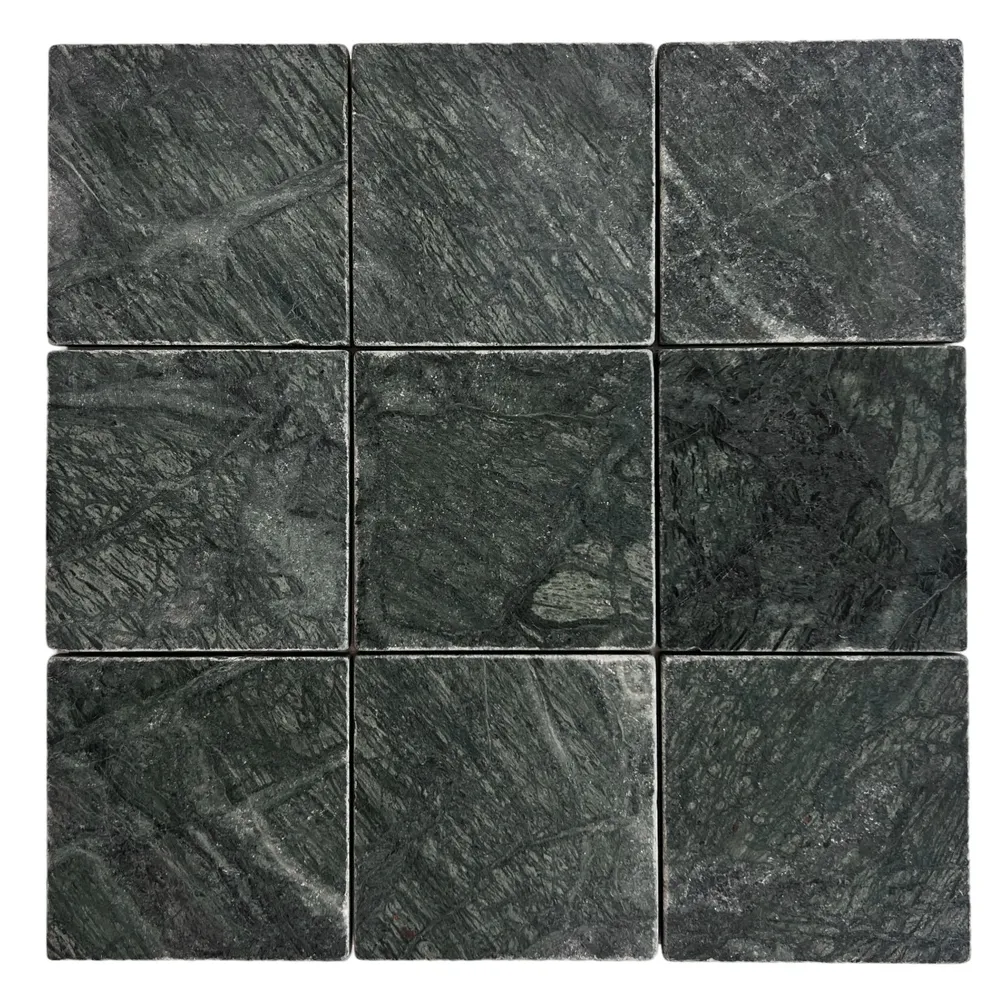 Verde Square 100 Tumbled 100x100x10mm