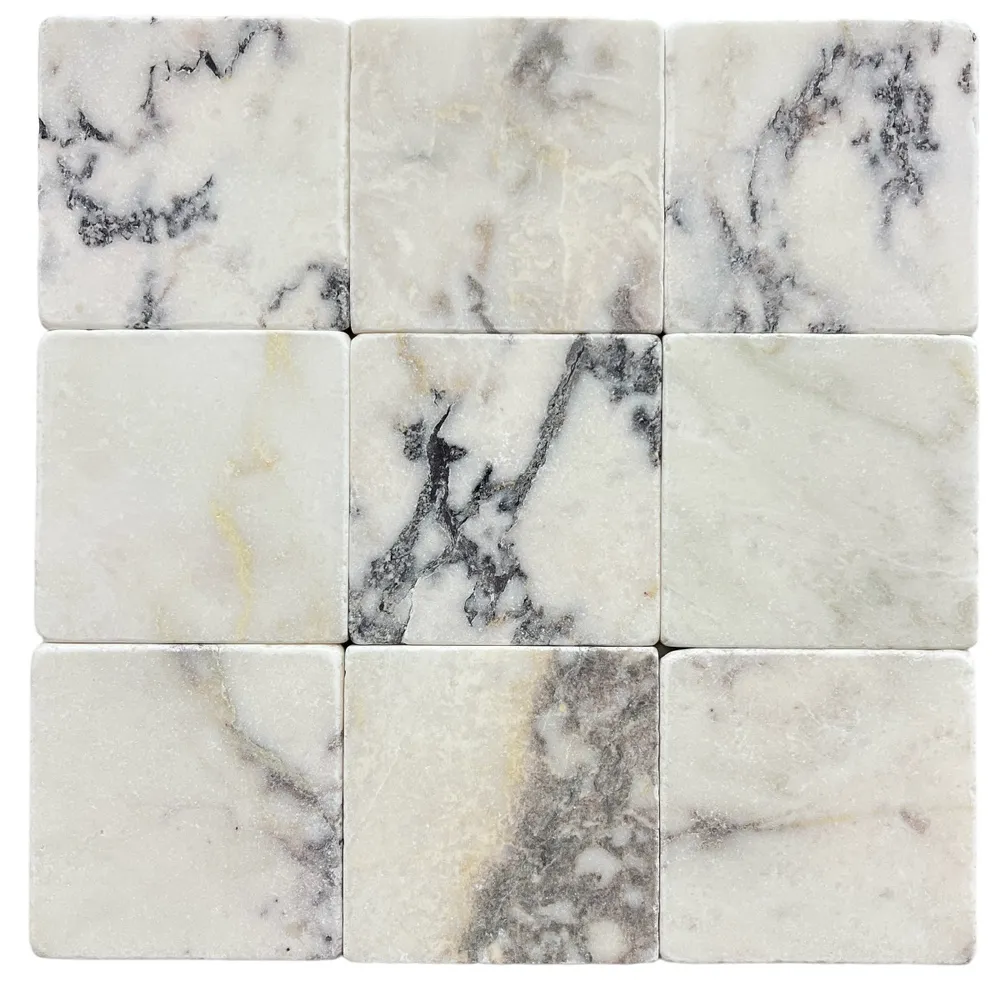 Viola Square Tumbled 100x100x10mm